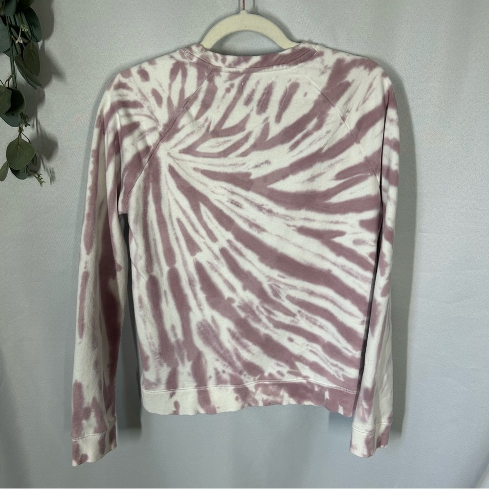 Lucky Brand | Tie Dye Light Purple White Sweatshirt Women’s Size Small - Picture 7 of 13